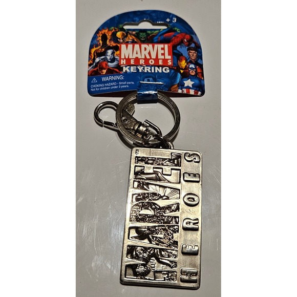 Other - Marvel‎ Heroes Keyring Superhero Keychain New in Package